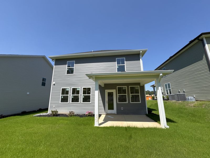 Exterior details and patio area of a home in Forrest Bluff, North Augusta (Image 4).