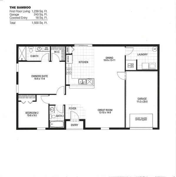 2D floor plan layout of this home in , Palm Bay, FL (Image 3).