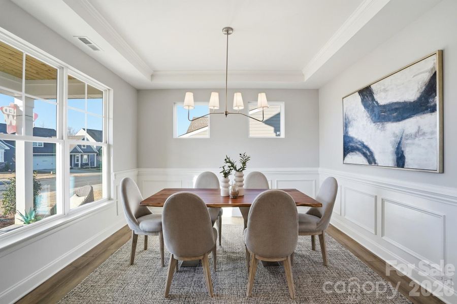 Furnished interior view inside a new home in The Meadows at Laurelbrook, Sherrills Ford (Image 6).
