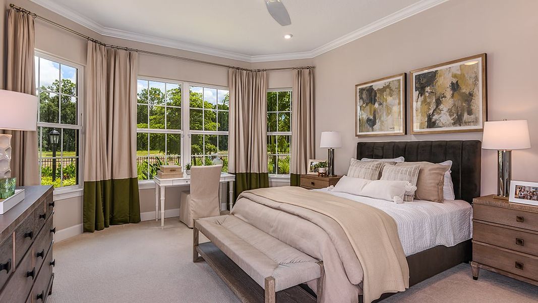 Furnished interior view inside a new home in Esplanade at Azario Lakewood Ranch, Bradenton (Image 7).