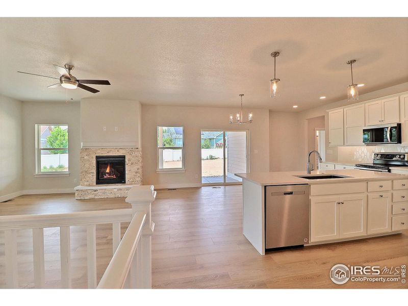 Furnished interior view inside a new home in , Evans (Image 7).