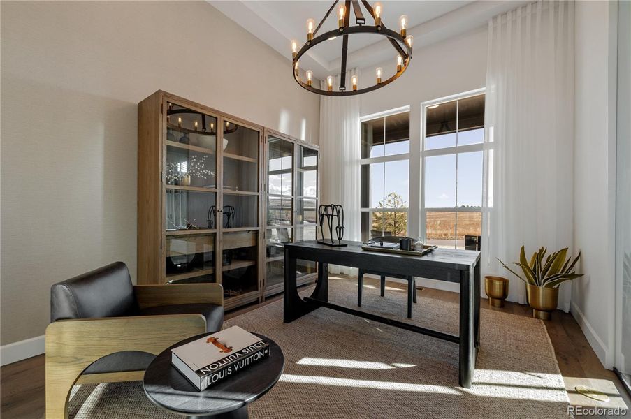 Furnished interior view inside a new home in , Parker (Image 32).