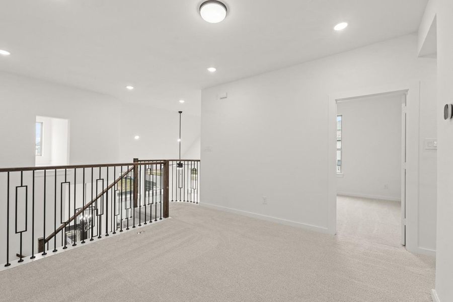 Spacious, unfurnished interior of a new home in Bridgeland, Cypress (Image 14).