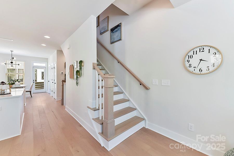Furnished interior view inside a new home in Towns at Pegram, Charlotte (Image 3).