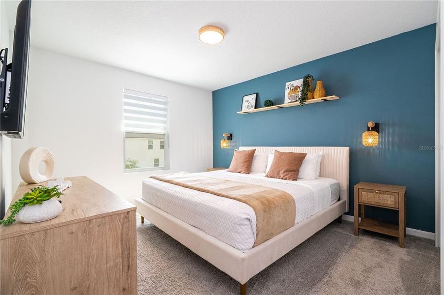 Furnished interior view inside a new home in , Kissimmee (Image 41).