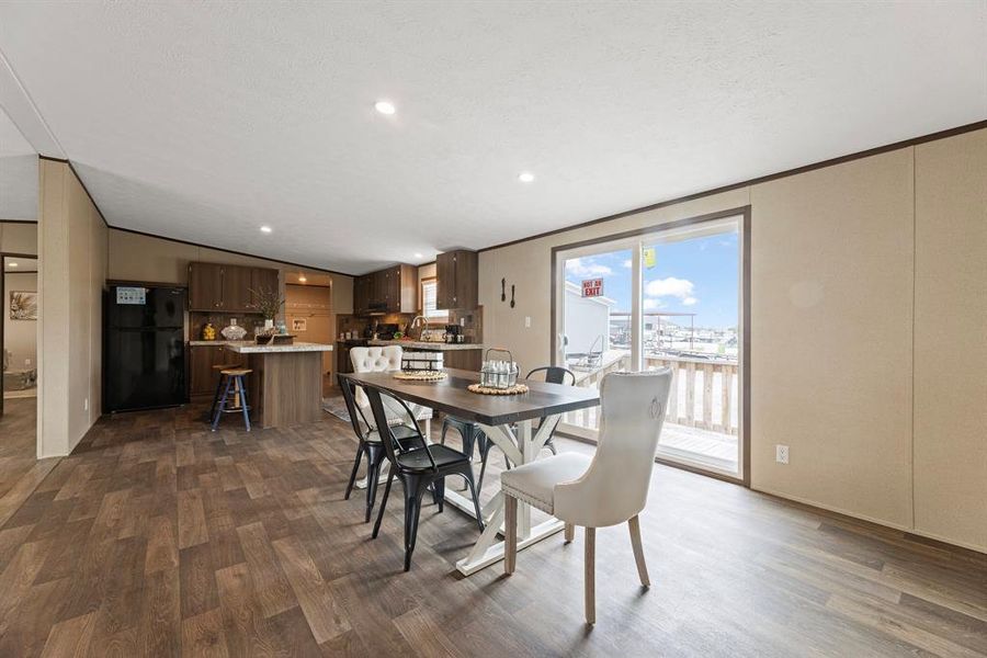 Furnished interior view inside a new home in , Sunset (Image 5).