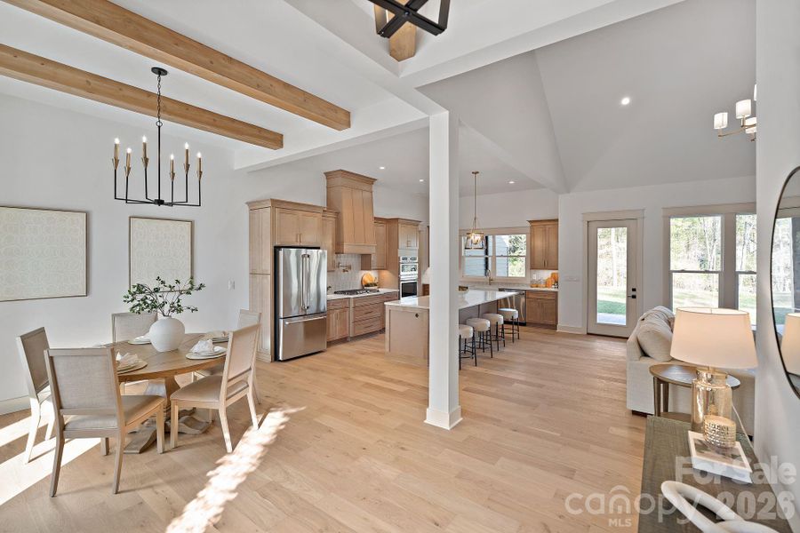 Furnished interior view inside a new home in , Clover (Image 15). Furnished interior view inside a new home in , Clover (Image 15).