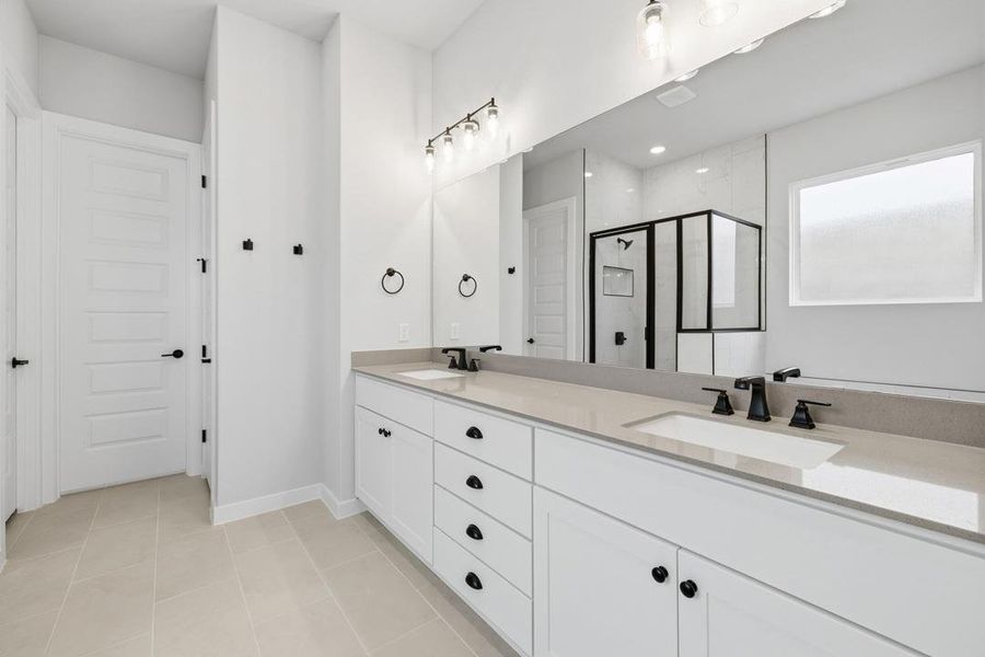 Furnished interior view inside a new home in Heritage, Dripping Springs (Image 8).