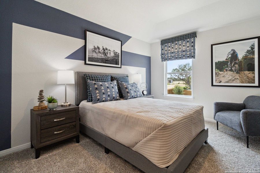 Furnished interior view inside a new home in Red Hawk Landing, San Antonio (Image 11).