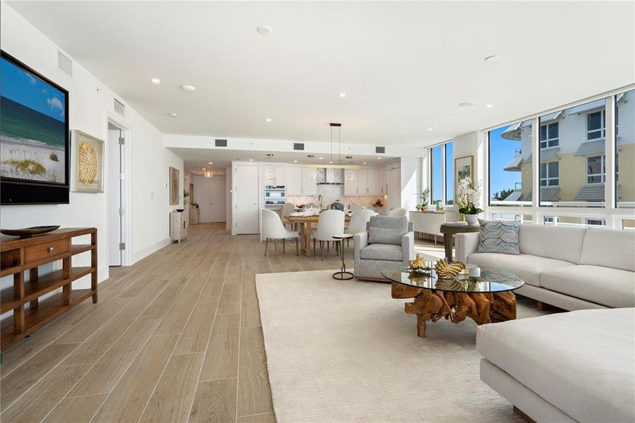 Furnished interior view inside a new home in , Sarasota (Image 7).