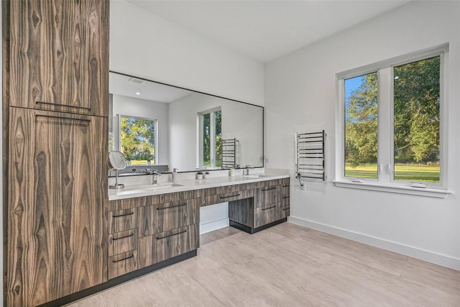 Furnished interior view inside a new home in , Manvel (Image 35).