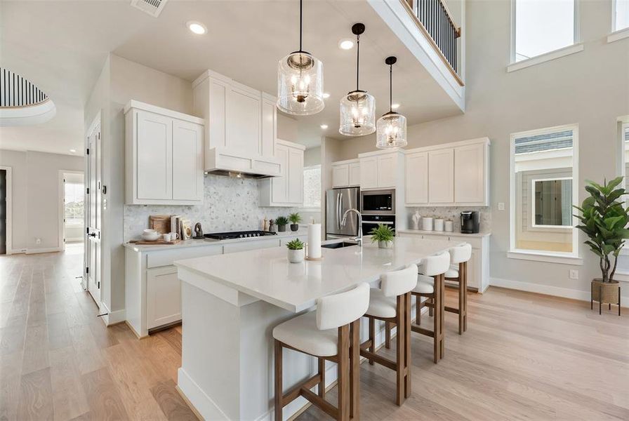 Furnished interior view inside a new home in Grand Estates of Anna, Anna (Image 15).