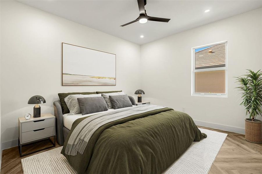 Furnished interior view inside a new home in , Cape Coral (Image 19). Furnished interior view inside a new home in , Cape Coral (Image 19).