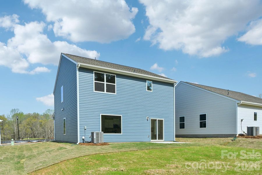 Exterior details and patio area of a home in Willow Estates, Shelby (Image 4).