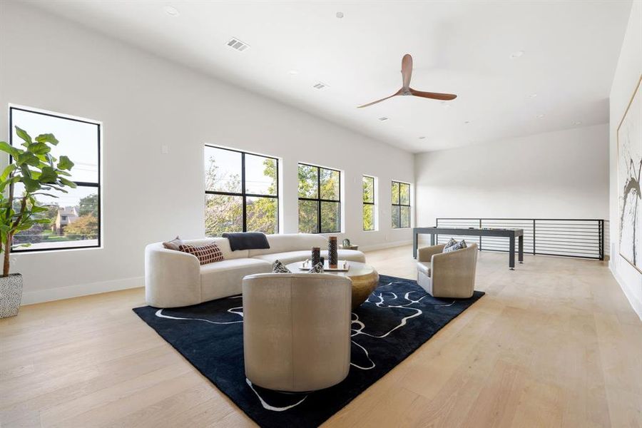 Furnished interior view inside a new home in , Dallas (Image 12).