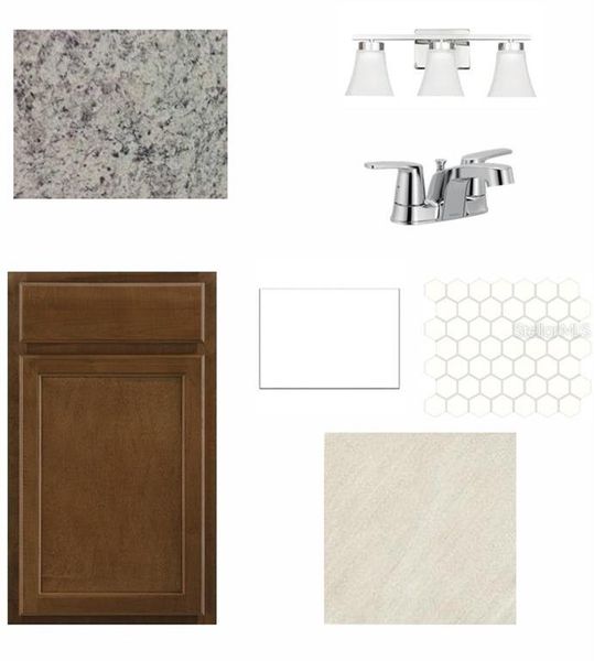 Sample of building materials used in homes in Vistera of Venice – Cottage Series, Nokomis (Image 5).
