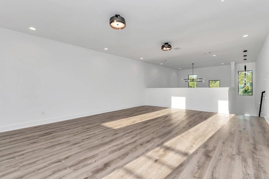 Expansive game or flex room ideal for entertaining Expansive game or flex room ideal for entertaining