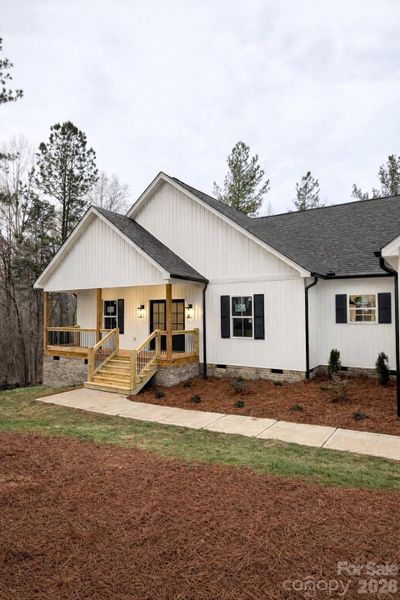 Exterior details and patio area of a home in , Clover (Image 3).