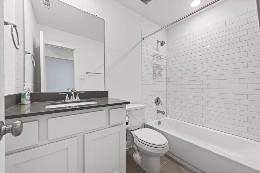 Furnished interior view inside a new home in , Cypress (Image 11).