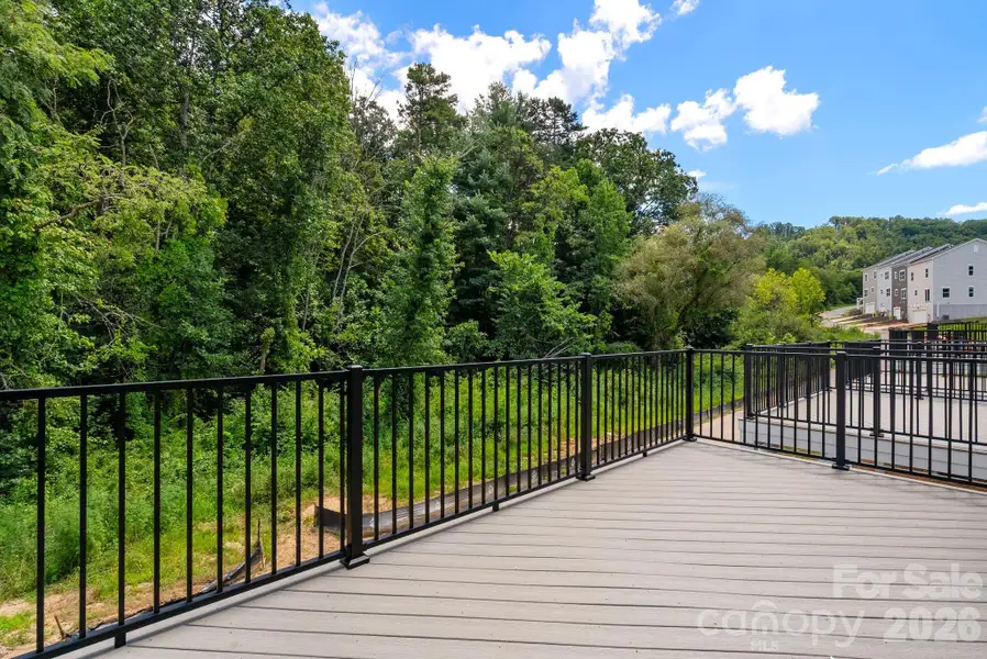 Exterior details and patio area of a home in , Asheville (Image 4).