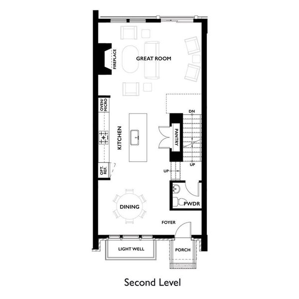 2D floor plan layout of this home in Hayden Westside, Atlanta, GA (Image 2). 2D floor plan layout of this home in Hayden Westside, Atlanta, GA (Image 2).
