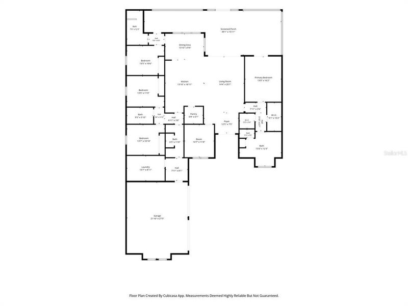 2D floor plan layout of this home in , Alachua, FL (Image 4). 2D floor plan layout of this home in , Alachua, FL (Image 4).