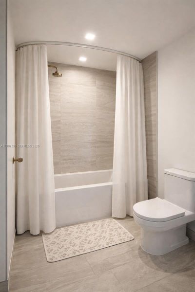 Furnished interior view inside a new home in , Miami (Image 8).