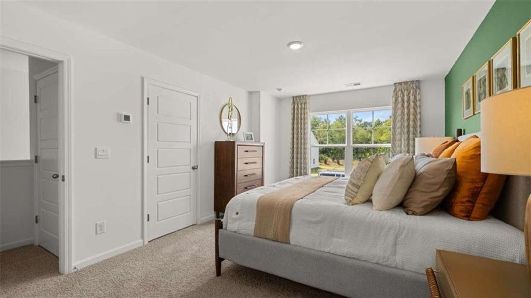 Furnished interior view inside a new home in The Gables at Agricultural Village, Perry (Image 38).
