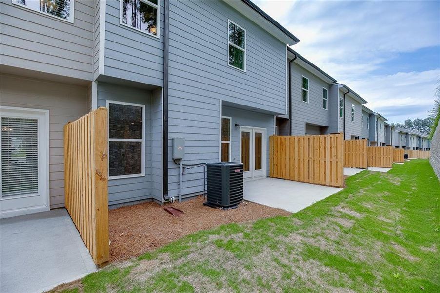 Exterior details and patio area of a home in , Sugar Hill (Image 4).