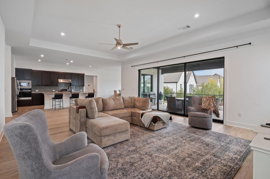 Furnished interior view inside a new home in , Liberty Hill (Image 7). Furnished interior view inside a new home in , Liberty Hill (Image 7).