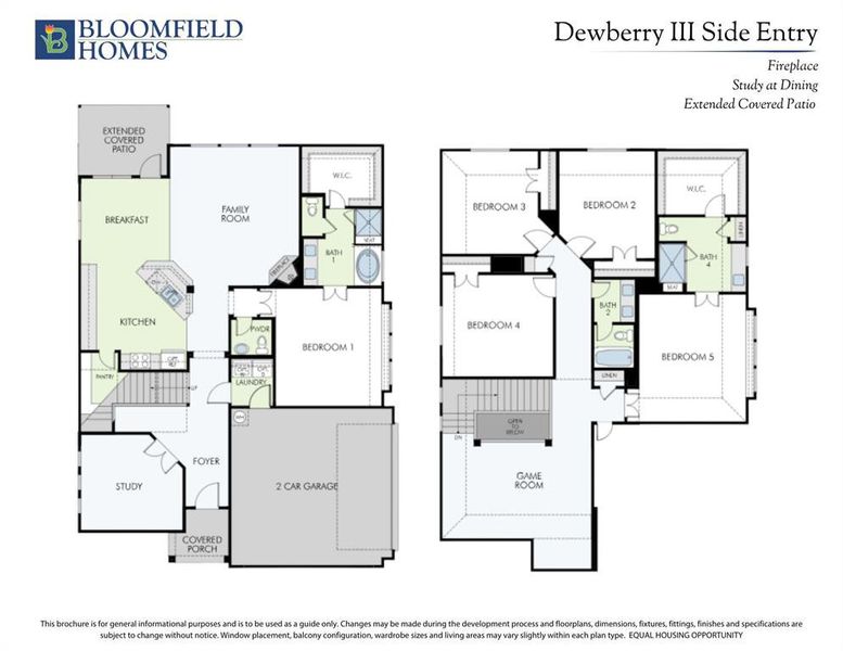 2D floor plan layout of this home in Glenbrook, Red Oak, TX (Image 2).