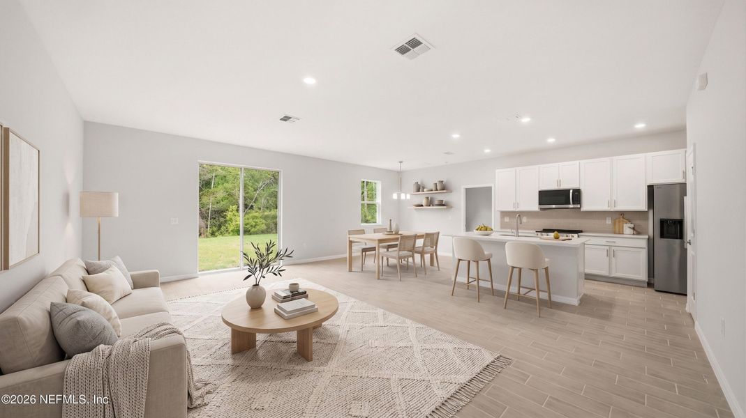 Furnished interior view inside a new home in Palm Coast, Palm Coast (Image 9).