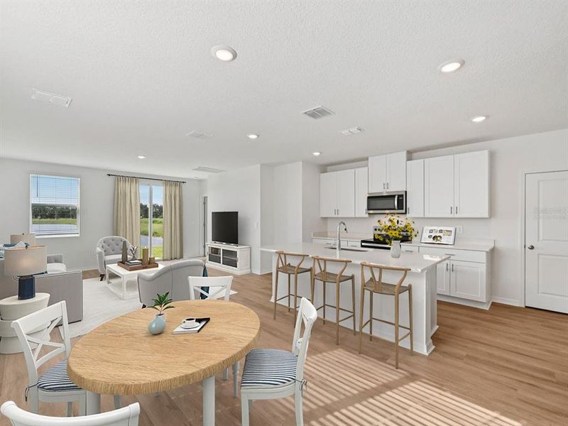 Furnished interior view inside a new home in Oakfield Trails - Premier Series, Parrish (Image 11).