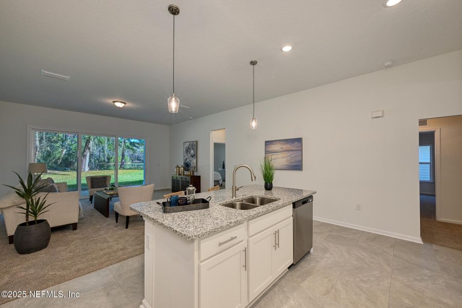Furnished interior view inside a new home in , Jacksonville (Image 12).