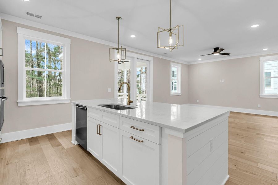 Furnished interior view inside a new home in , Charleston (Image 11).