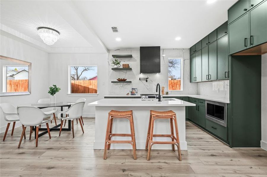 Furnished interior view inside a new home in , Dallas (Image 6). Furnished interior view inside a new home in , Dallas (Image 6).