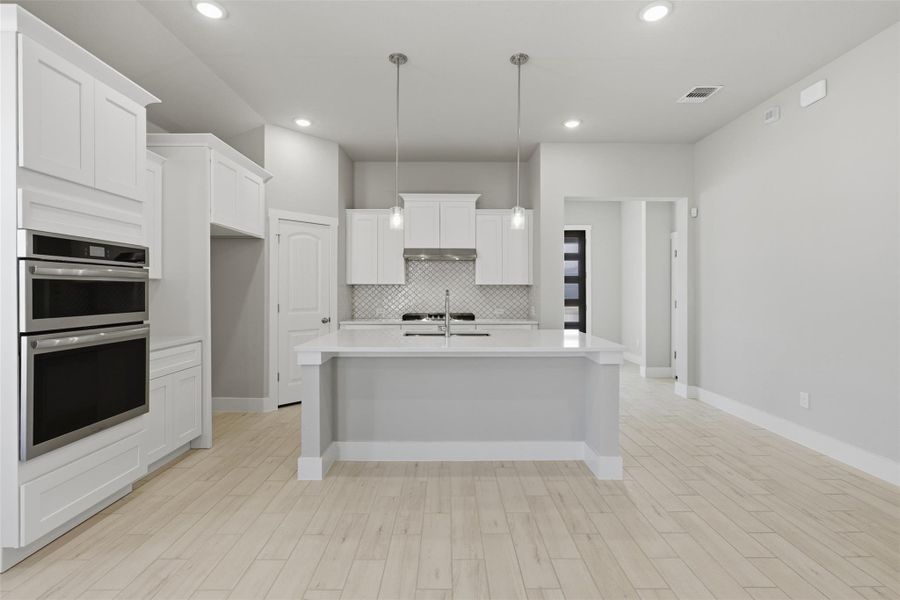 Furnished interior view inside a new home in Enclave at Cele, Pflugerville (Image 9).