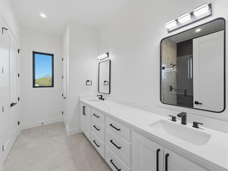 Furnished interior view inside a new home in , Graford (Image 9).