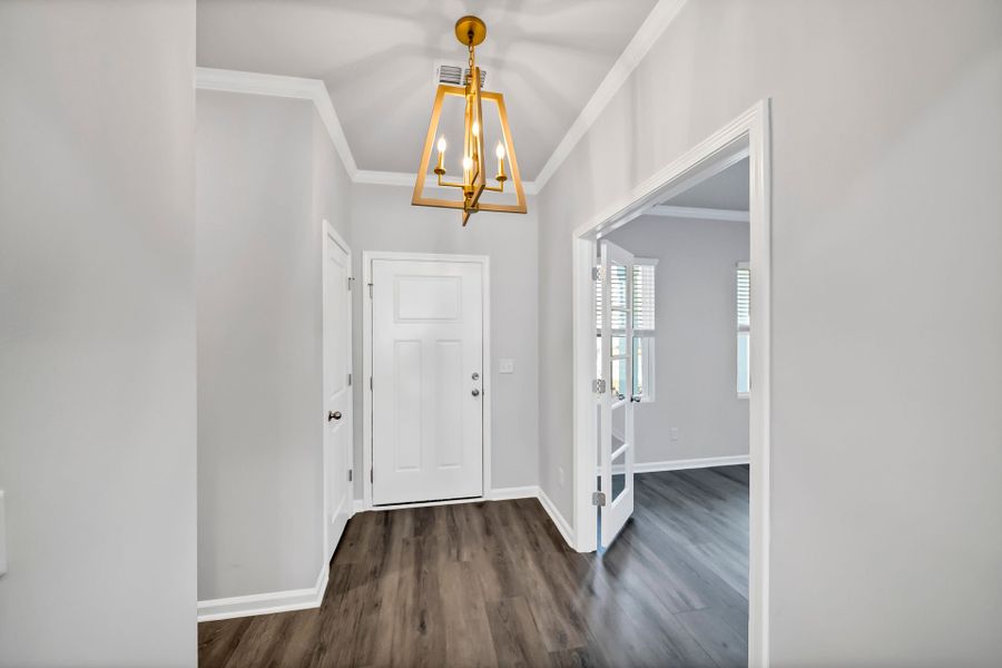 Spacious, unfurnished interior of a new home in Monroe Preserve, Chapin (Image 46).