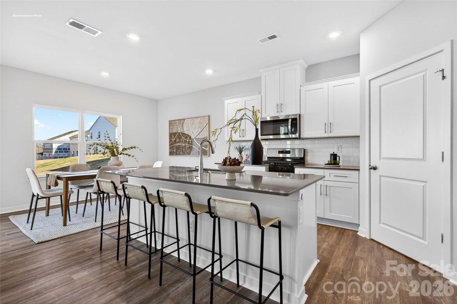 Furnished interior view inside a new home in Brinkley Ridge, Kings Mountain (Image 6).