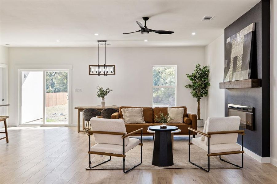 Furnished interior view inside a new home in , Mesquite (Image 7).