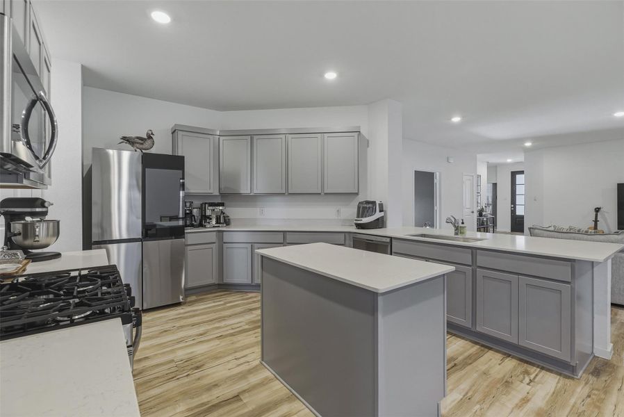 Furnished interior view inside a new home in Samara, League City (Image 33).