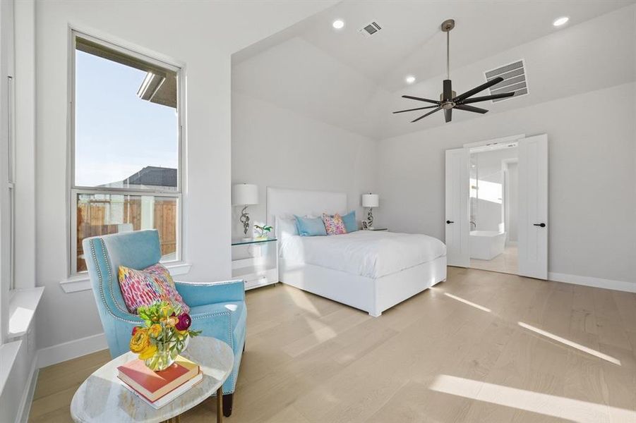 Furnished interior view inside a new home in StarView, Prosper (Image 14).