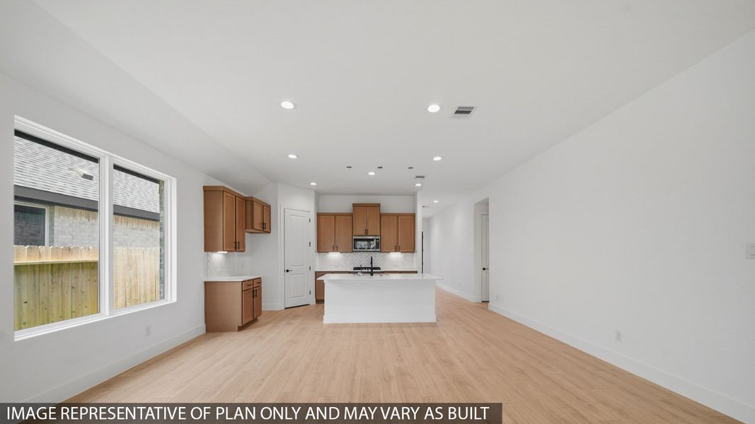 Furnished interior view inside a new home in Hills of Westlake, Conroe (Image 6).