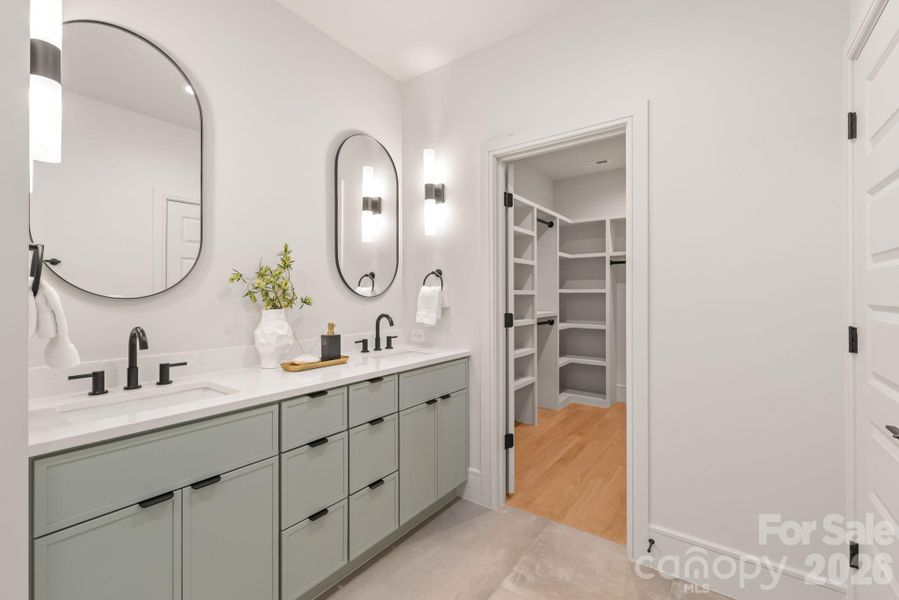 Furnished interior view inside a new home in , Charlotte (Image 17).