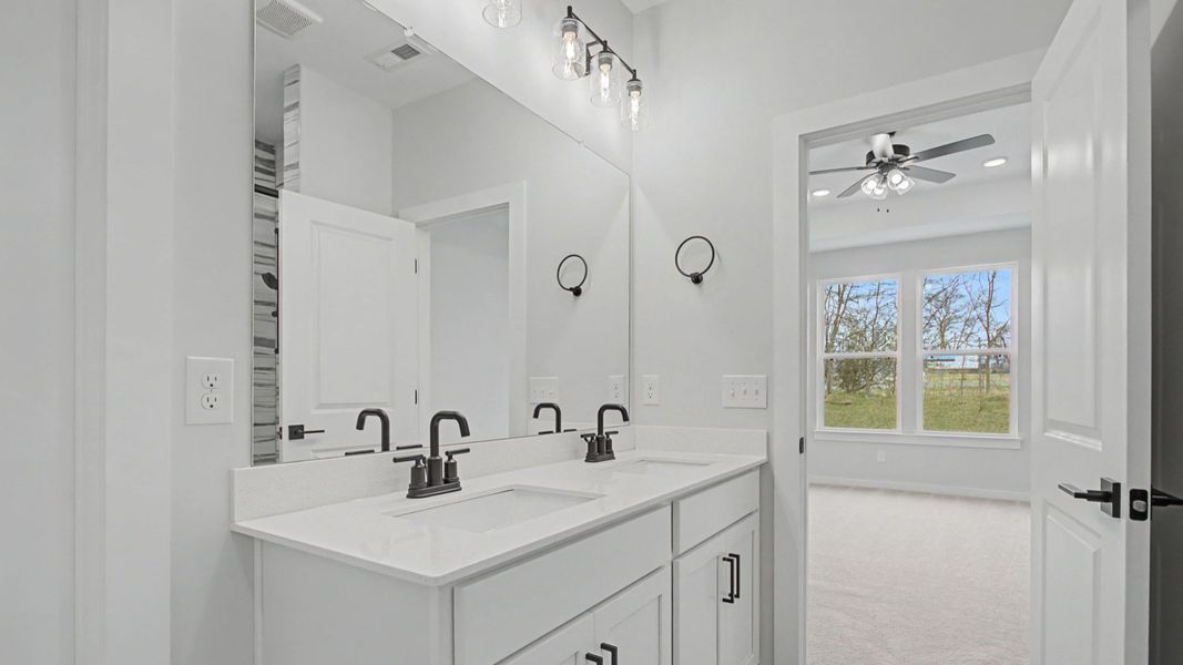 Furnished interior view inside a new home in Cottages of Bearwood, Mount Pleasant (Image 19).