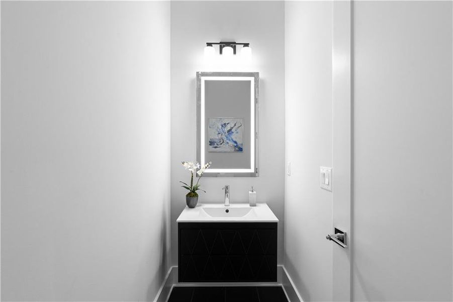 Furnished interior view inside a new home in , Atlanta (Image 58).