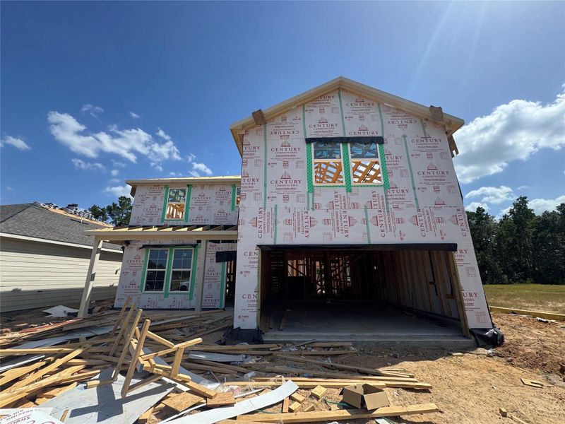 In-progress construction of a new home in Magnolia Springs, Montgomery, TX (Image 24).