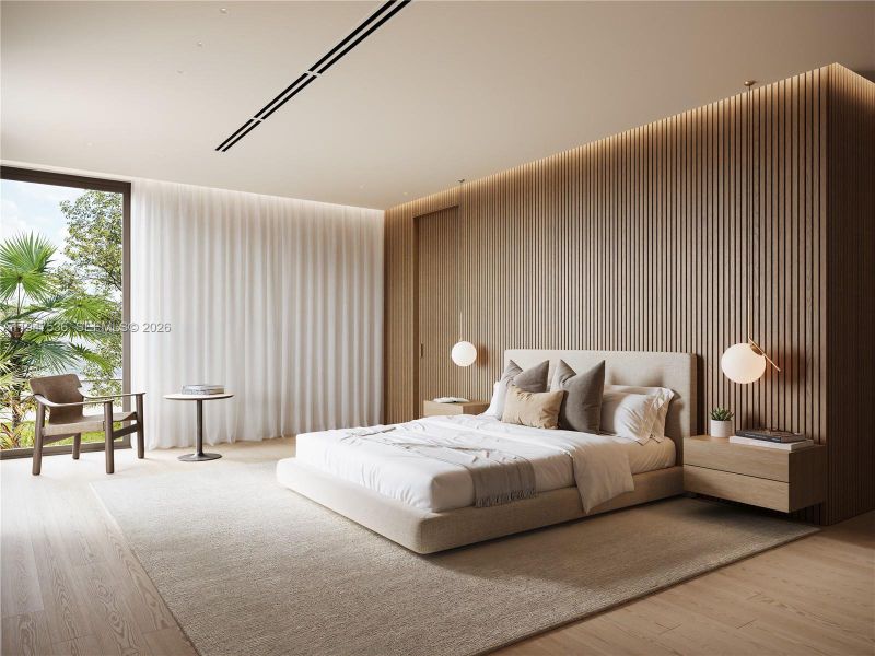 Furnished interior view inside a new home in , Miami Shores (Image 7).