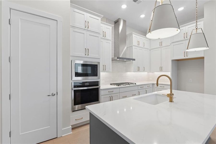 Furnished interior view inside a new home in Maple Grove at Towne Lake, Woodstock (Image 9).